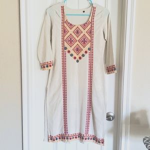 Beautiful Indian Embroidery Linen top